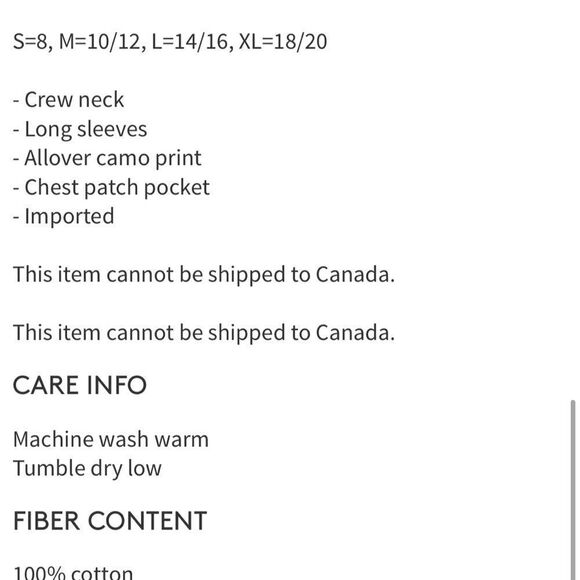 Wrap camo print long sleeve packet T-shirt - Picture 5 of 8